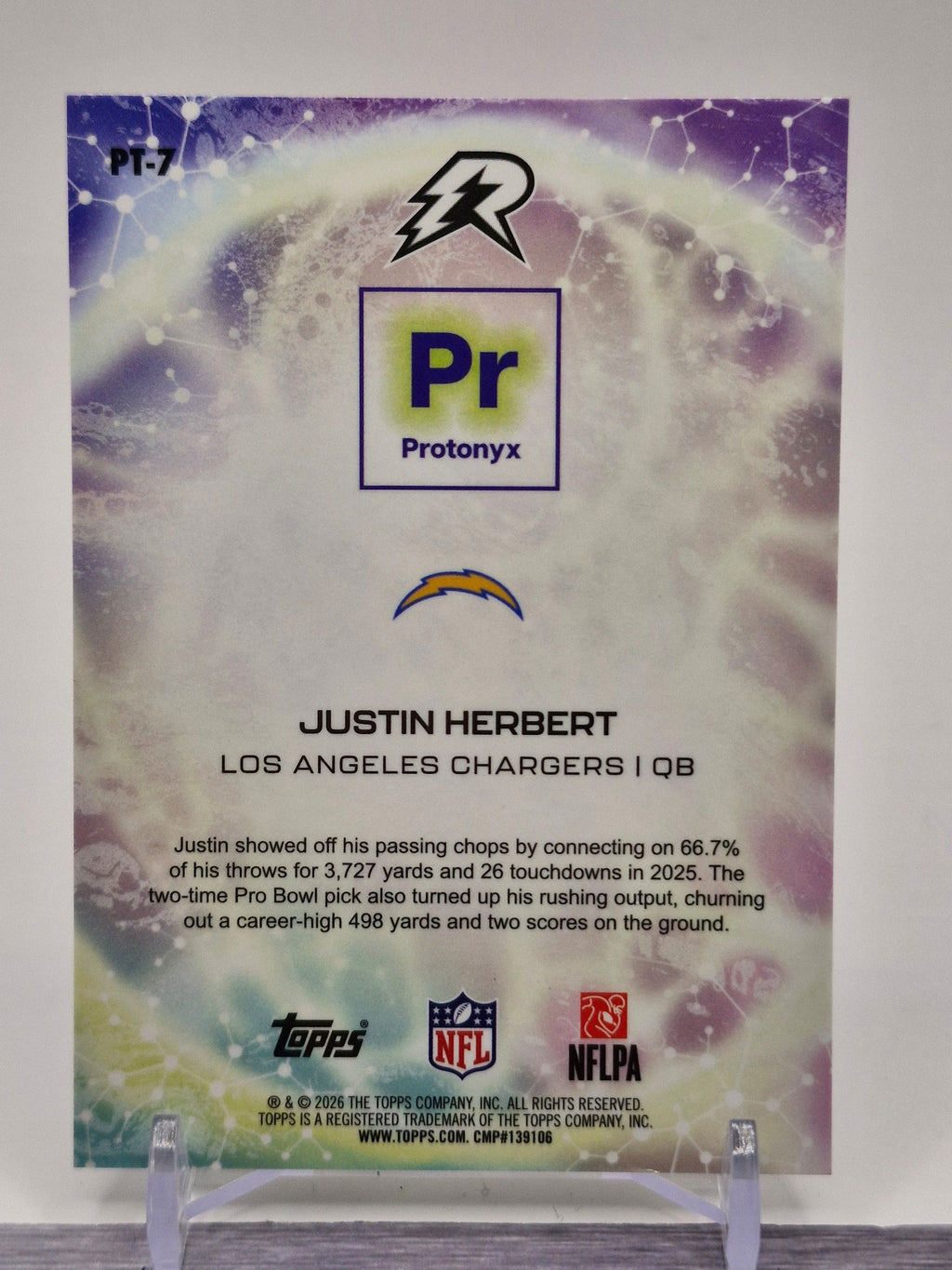 2025 Topps Resurgence #PT-19 Caleb Williams Protonyx