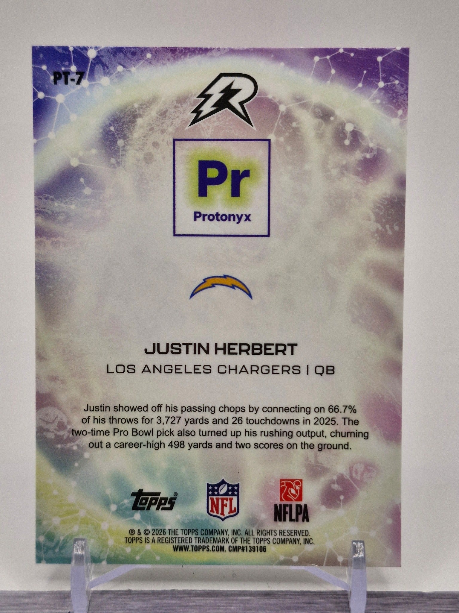 2025 Topps Resurgence #PT-19 Caleb Williams Protonyx