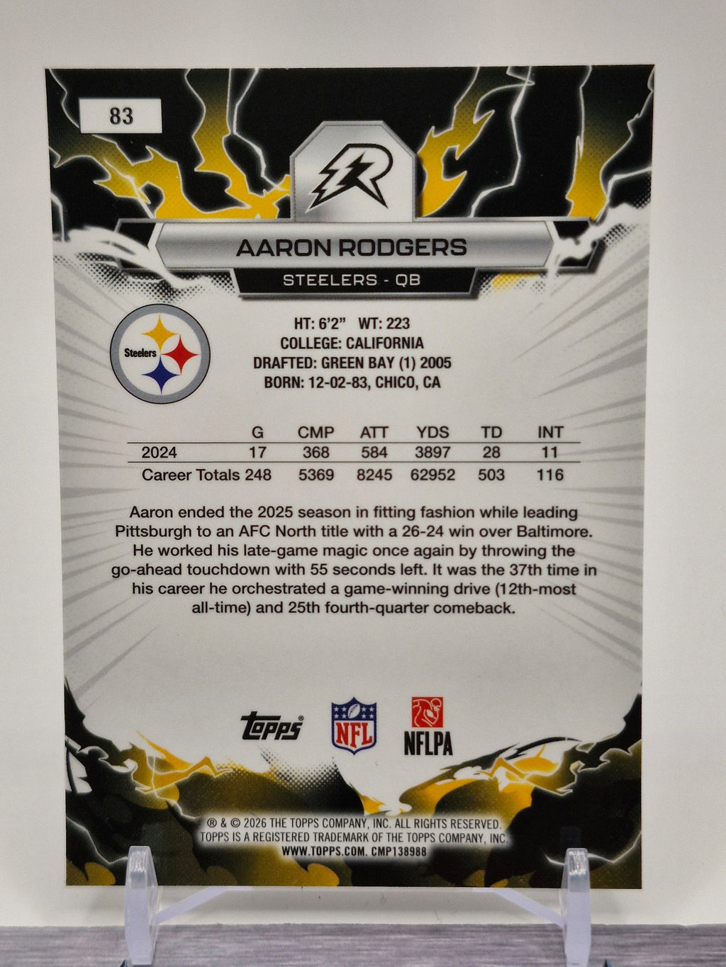 2014 Topps Chrome #83 Aaron Rodgers