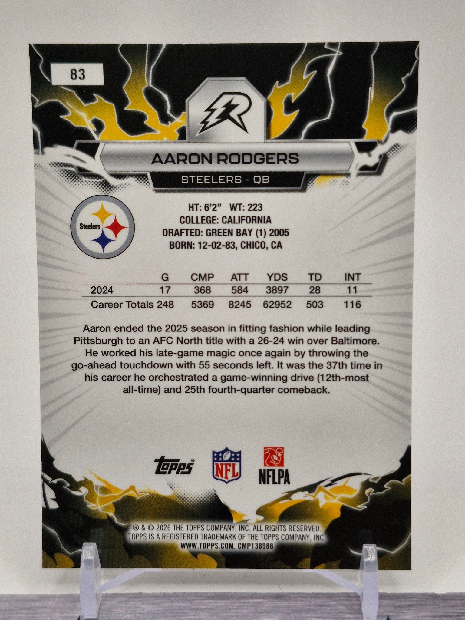 2014 Topps Chrome #83 Aaron Rodgers