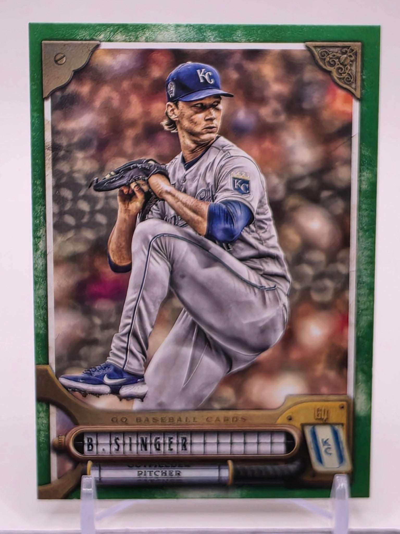 2022 Topps Gypsy Queen #222 Brady Singer Turquoise #/199