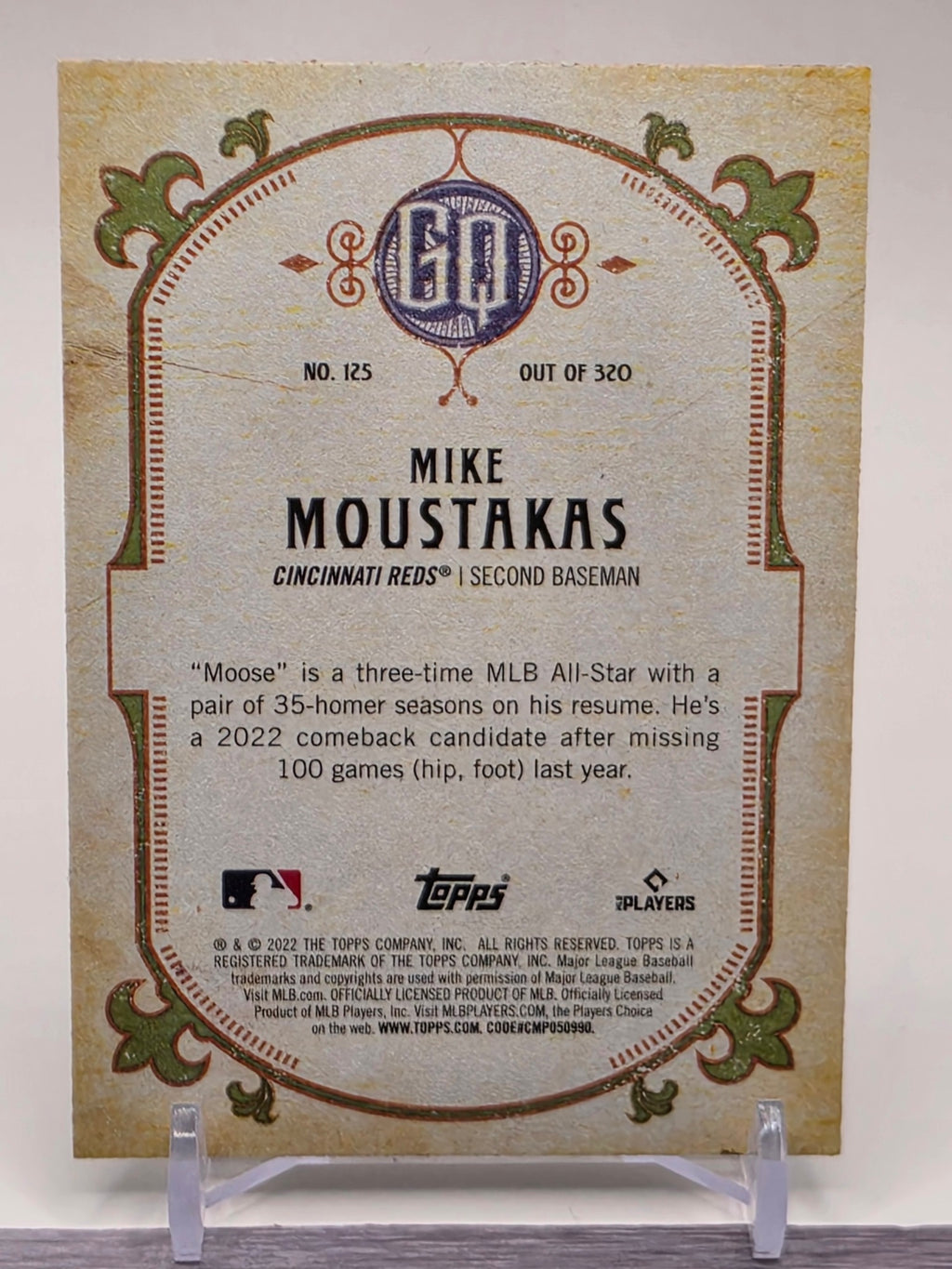 2022 Topps Gypsy Queen #125 Mike Moustakas
