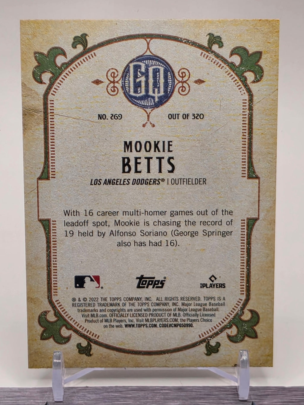 2021 Bowman Heritage #20 Mookie Betts