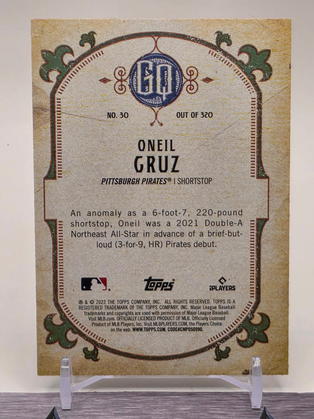 2022 Topps Gypsy Queen #30 Oneil Cruz