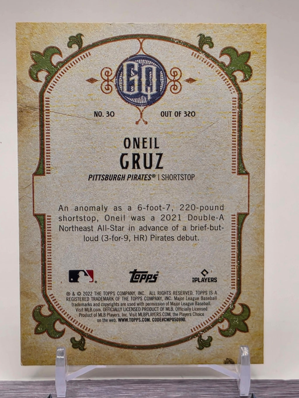 2022 Topps Gypsy Queen #30 Oneil Cruz