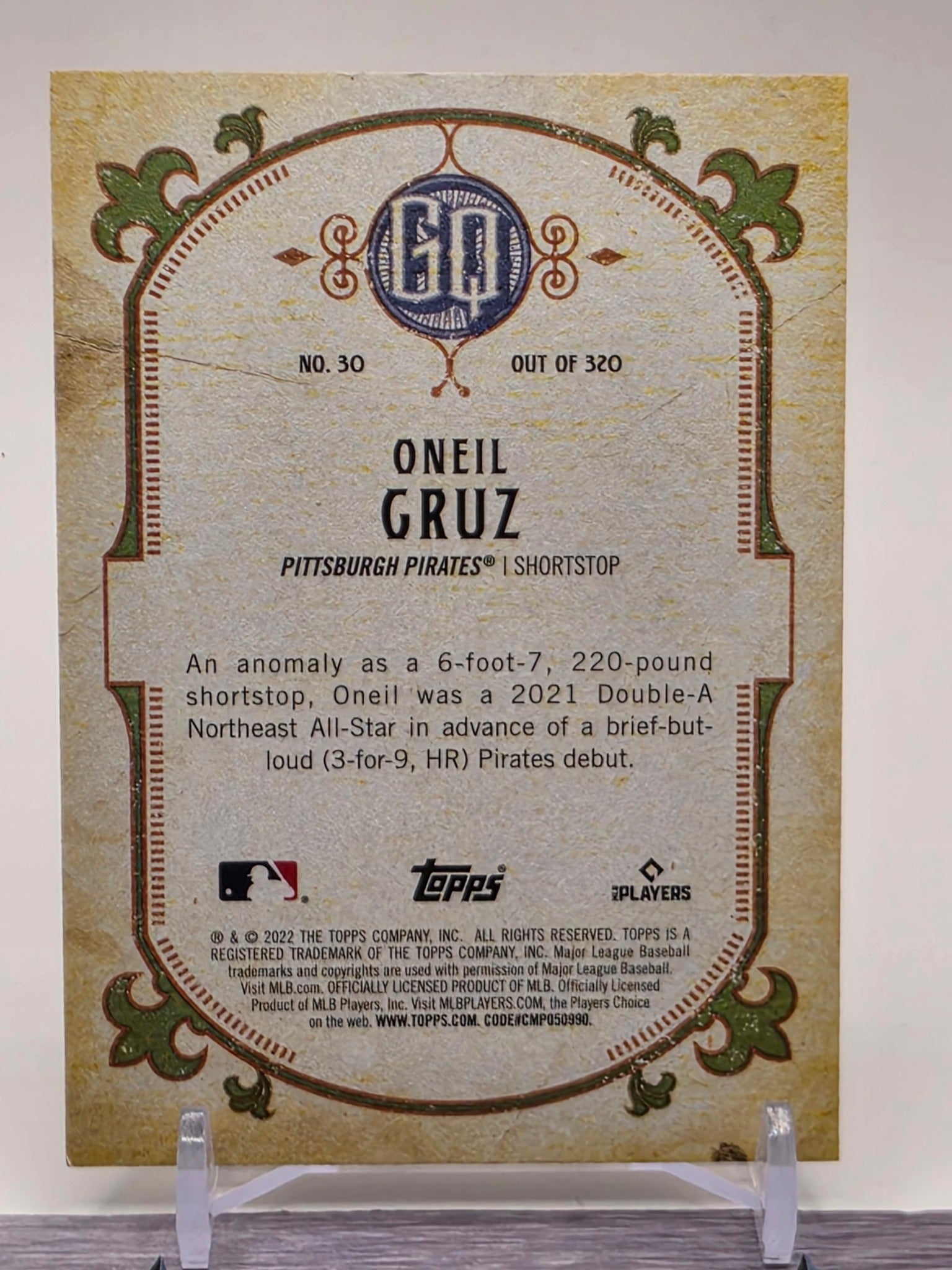 2022 Topps Gypsy Queen #30 Oneil Cruz