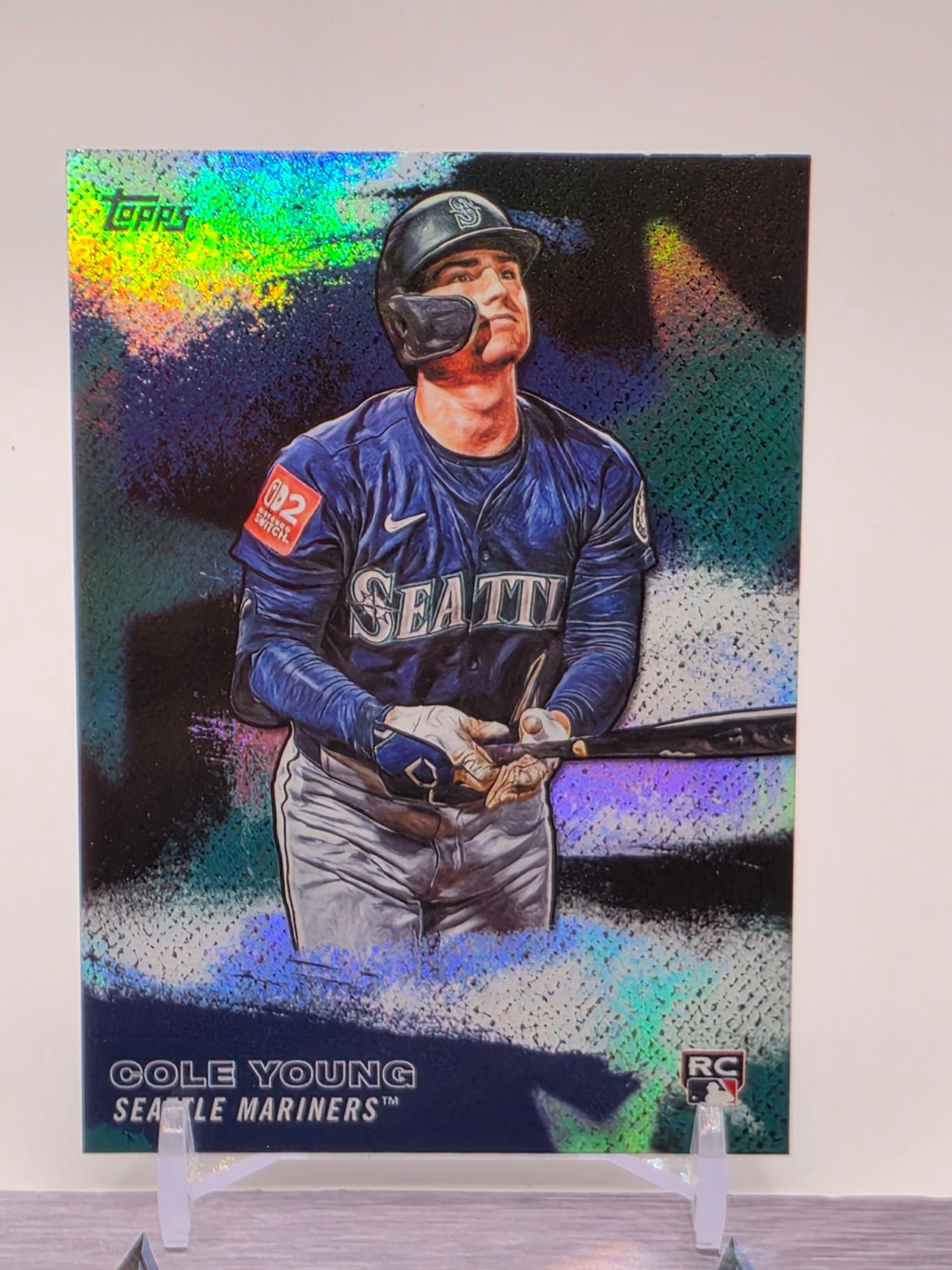 2026 Topps #SMLB-53 Cole Young Stars of MLB Crackle Foil