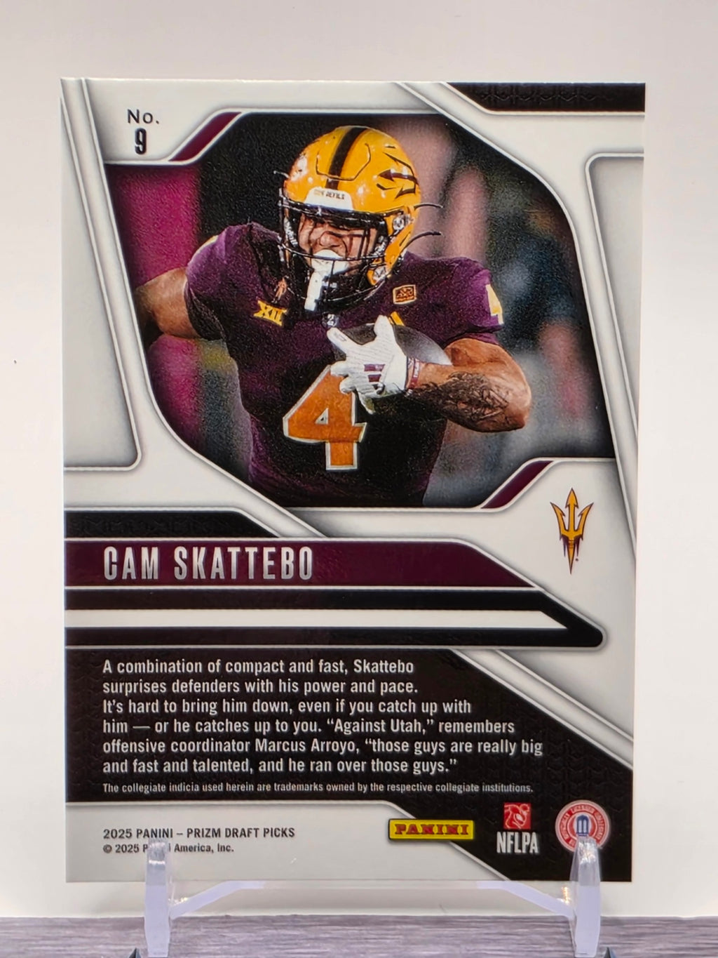 2025 Panini Prizm Draft Picks #9 Cam Skattebo