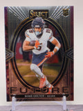 2024 Panini Select #22 Rome Odunze Select Future Gold Prizm #/10