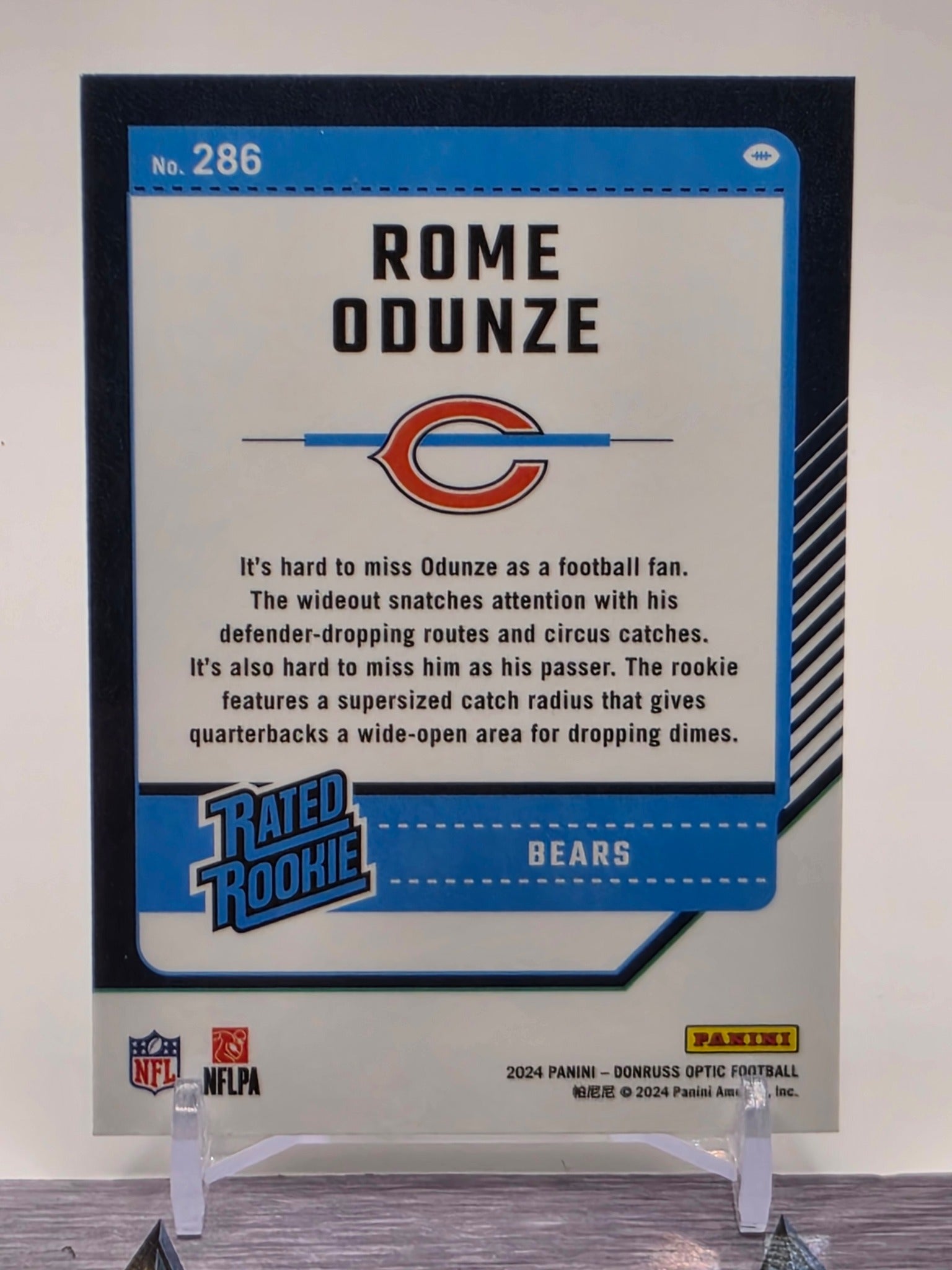 2024 Donruss Optic #286 Rome Odunze