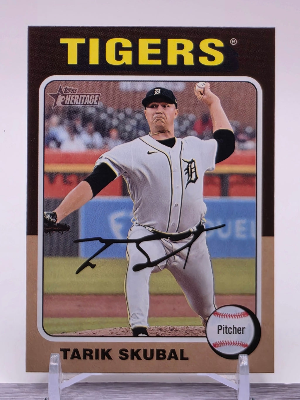 2024 Topps Heritage #247 Tarik Skubal White Border