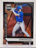 2021 Panini Elite Extra Edition #76 John Rhodes Status Green #/999