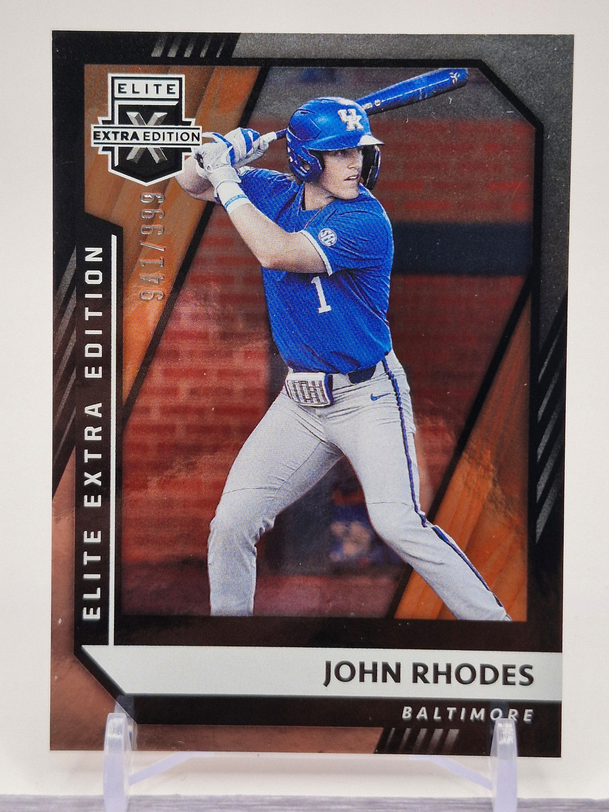 2021 Panini Elite Extra Edition #76 John Rhodes Status Green #/999