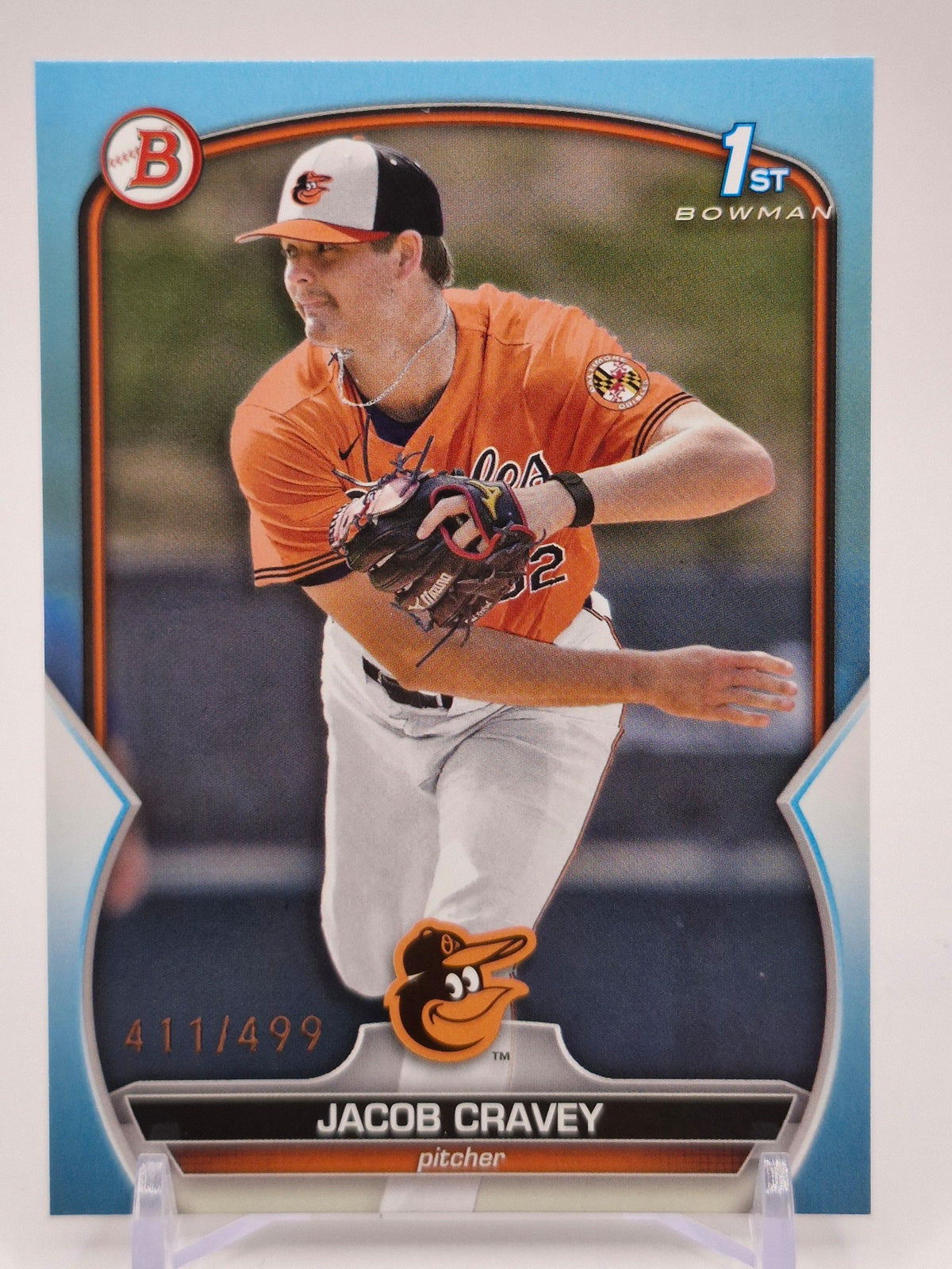 2023 Bowman Draft #BD-189 Jacob Cravey Sky Blue #/499