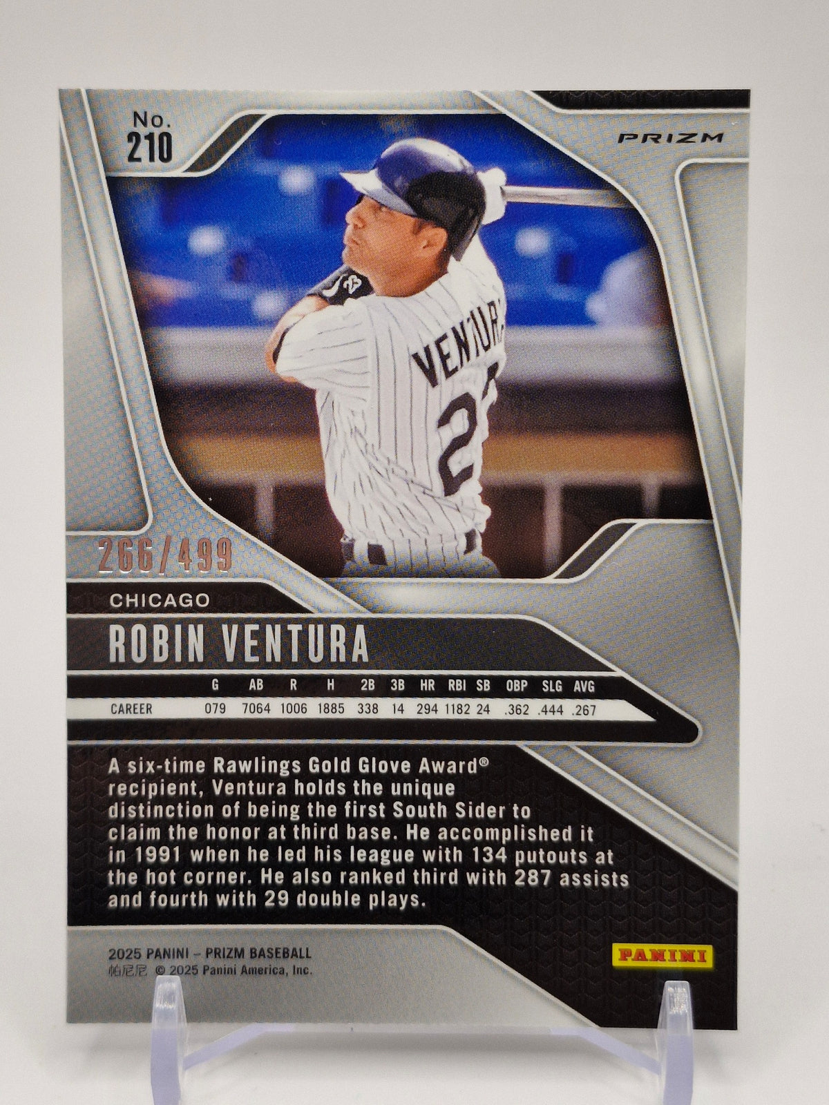 2025 Panini Prizm #210 Robin Ventura Silver Prizms