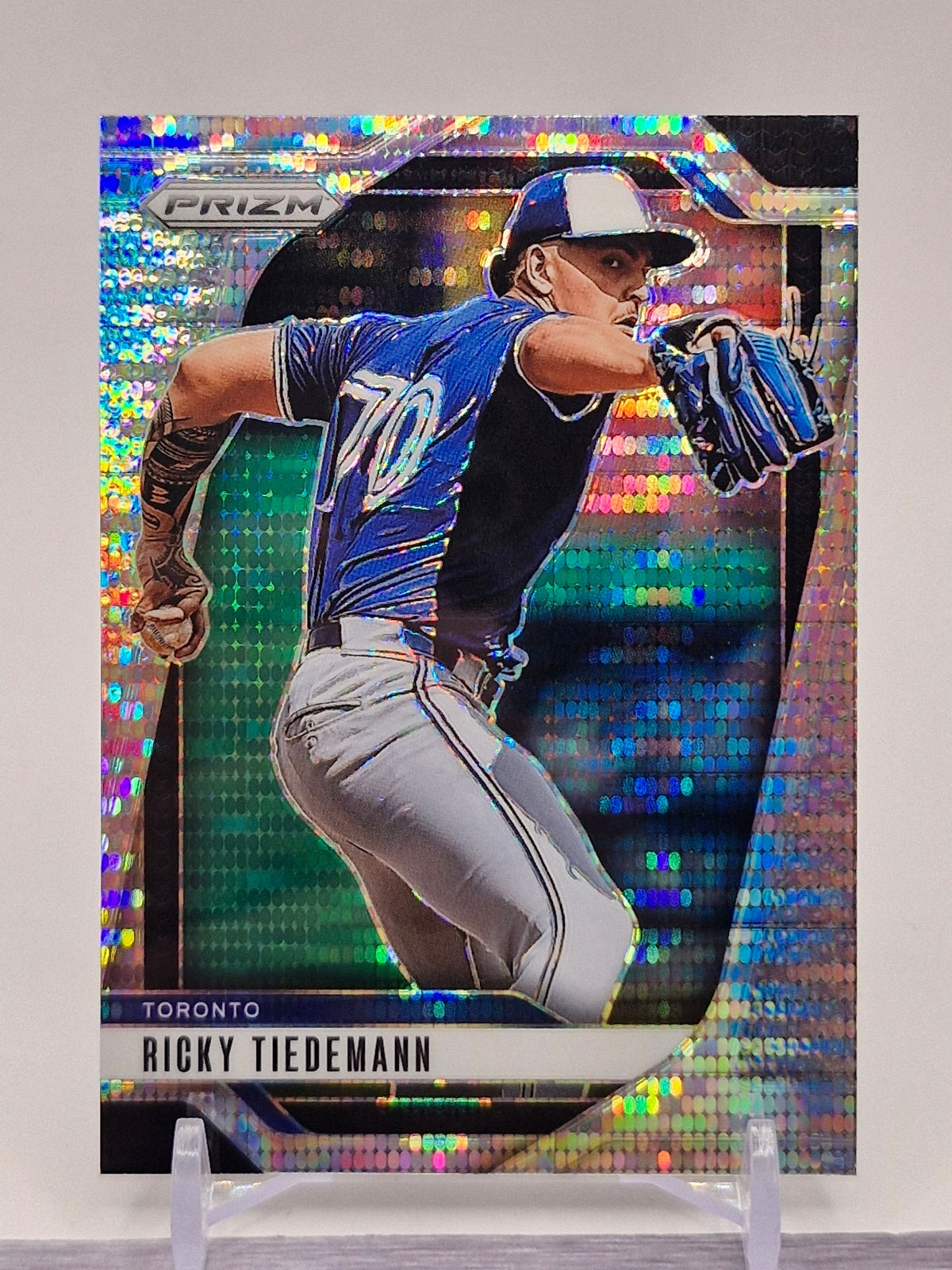 2025 Panini Prizm #163 Ricky Tiedemann Pulsar Prizms #/499