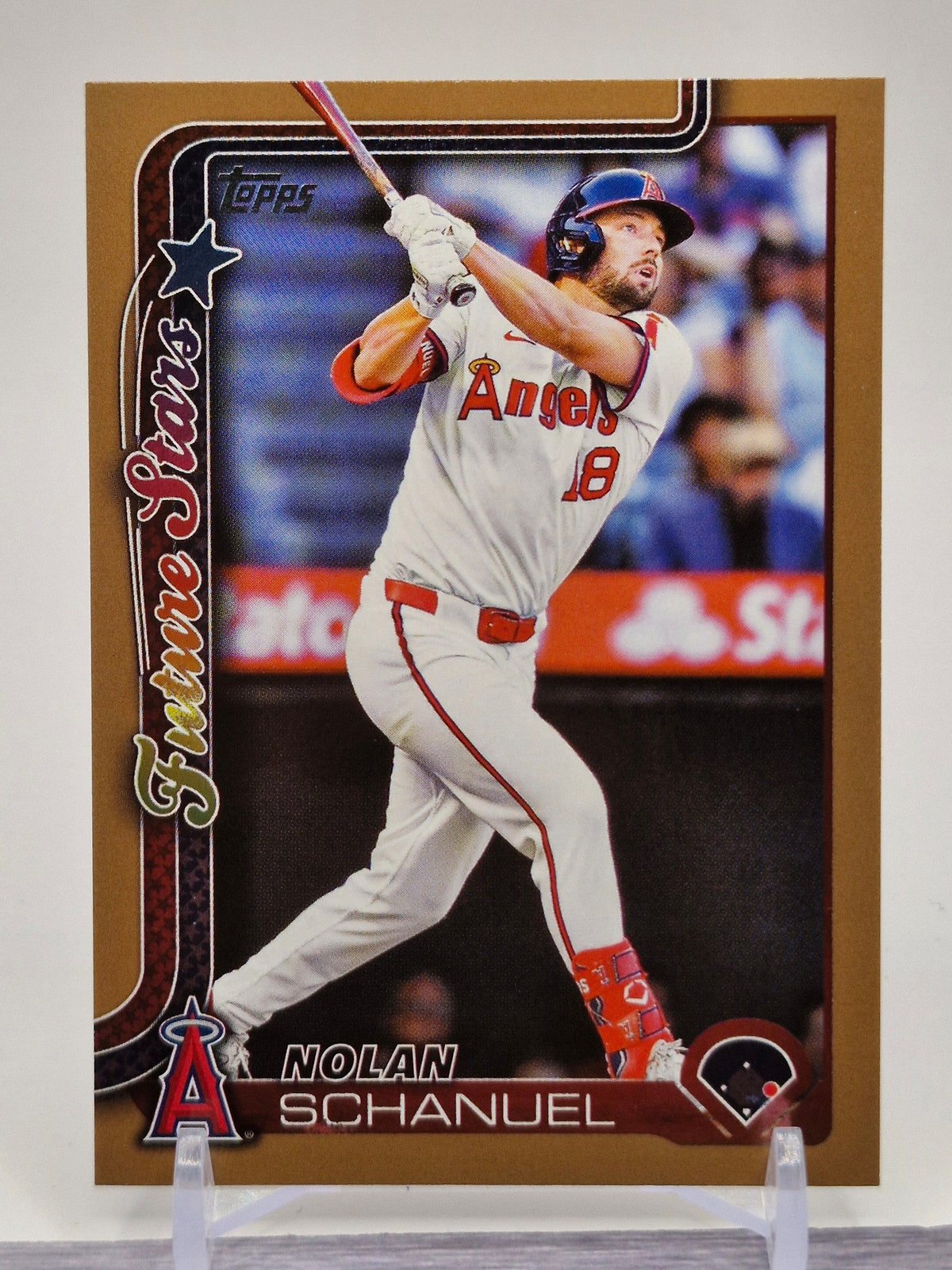 2025 Topps #210 Nolan Schanuel Gold #/2025