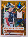 2025 Donruss #JK-MM Malcolm Moore Jersey Kings Orange Ice