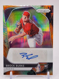 2020 Panini Prizm #RA-BB Brock Burke Rookie Autographs Pink Prizm #/50