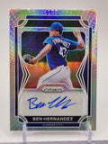 2021 Panini Prizm Draft Picks #AU-BH Ben Hernandez Autographs