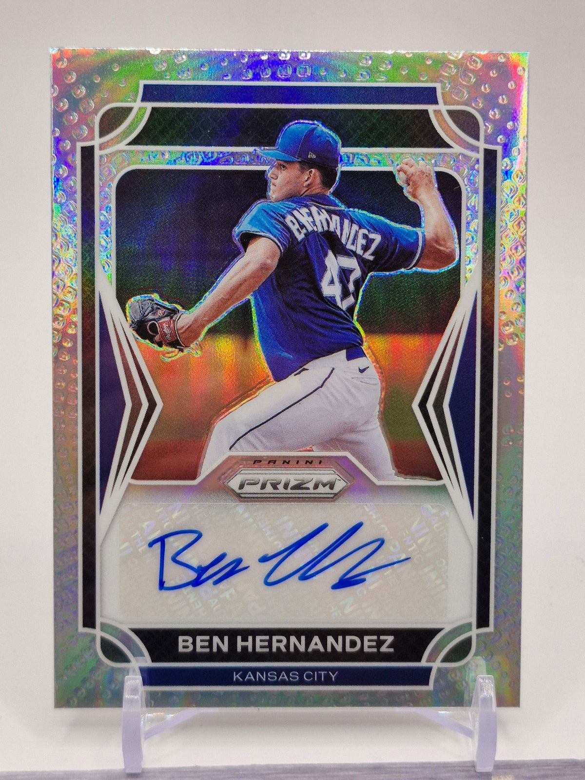 2021 Panini Prizm Draft Picks #AU-BH Ben Hernandez Autographs
