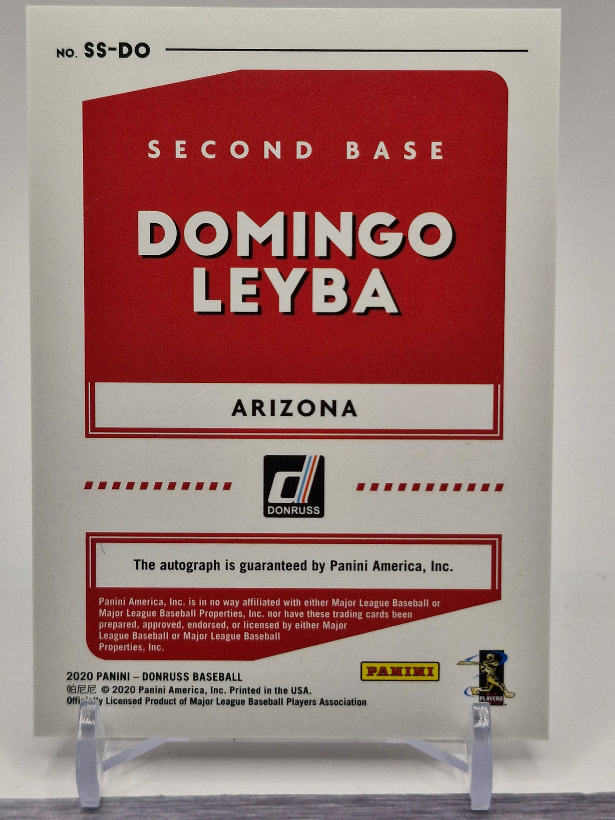 2020 Donruss #255 Domingo Leyba