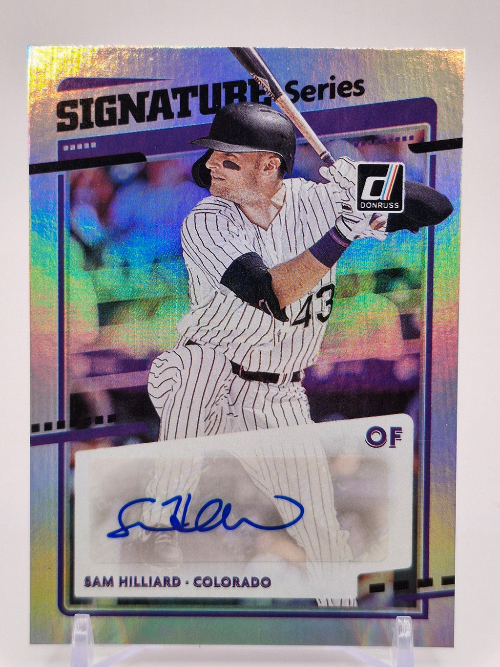 2020 Donruss #SS-SH Sam Hilliard Signature Series