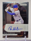 2020 Panini Prizm #RA-RY Ryan McBroom Rookie Autographs Silver Prizm