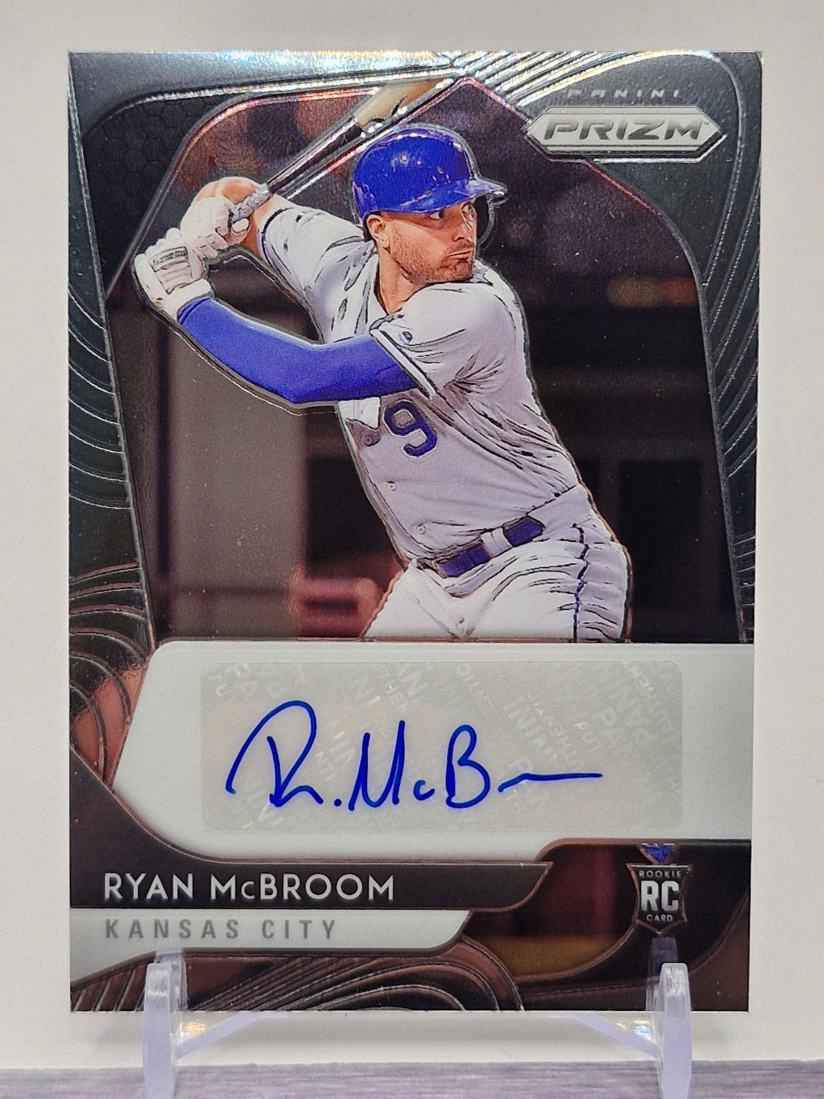 2020 Panini Prizm #RA-RY Ryan McBroom Rookie Autographs Silver Prizm