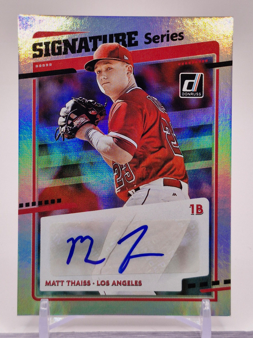 2020 Donruss #SS-MT Matt Thaiss Signature Series