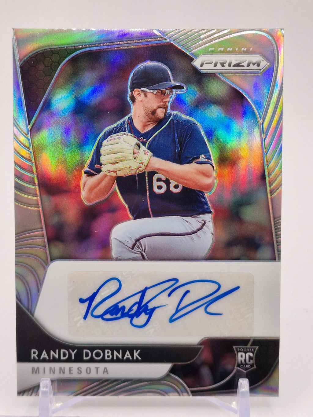 2020 Panini Prizm #RA-RD Randy Dobnak Rookie Autographs Prizm
