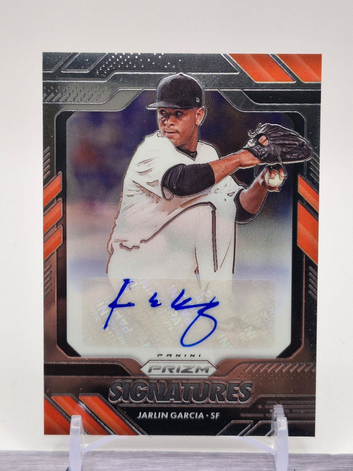 2020 Panini Prizm #S-JG Jarlin Garcia Signatures Silver Prizm