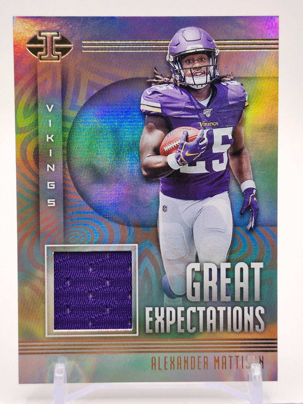 2019 Panini Illusions #GE-AMA Alexander Mattison Great Expectations
