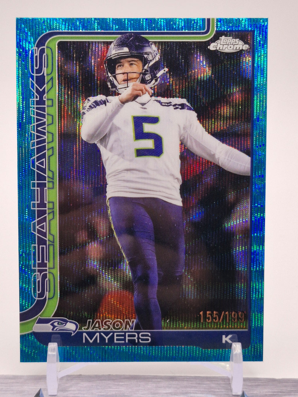 2025 Topps Chrome #280 Jason Myers Gold Refractor #/50