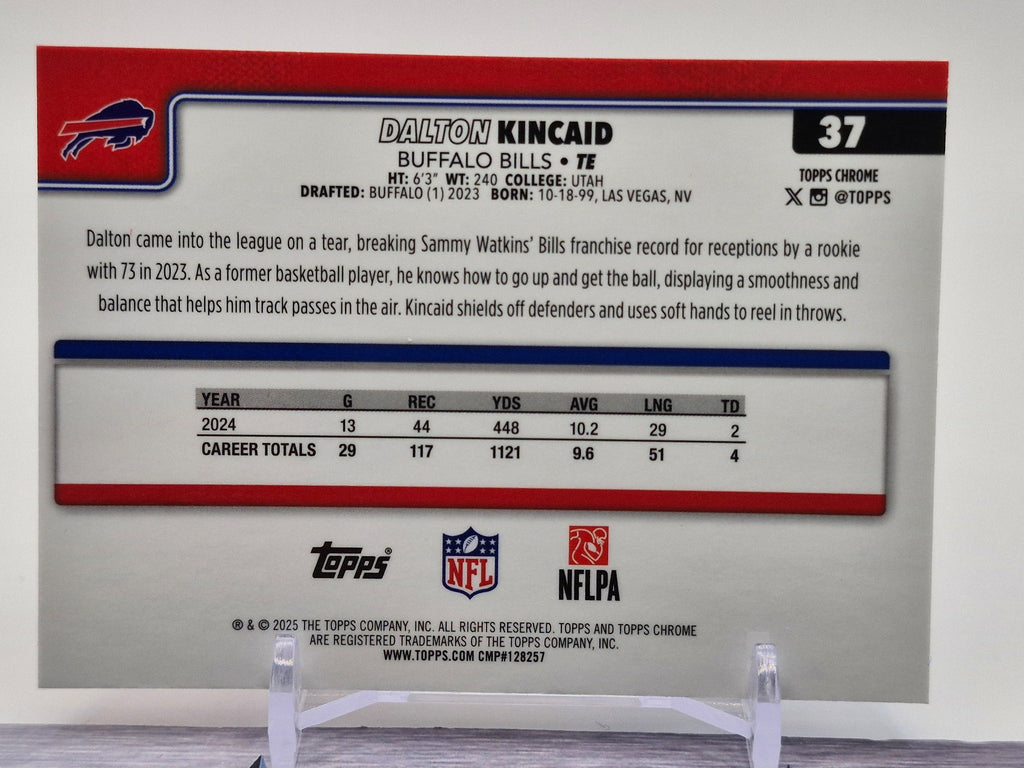 2025 Topps Chrome #37 Dalton Kincaid