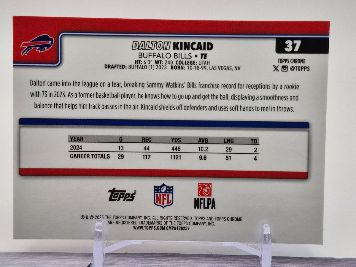 2025 Topps Chrome #37 Dalton Kincaid