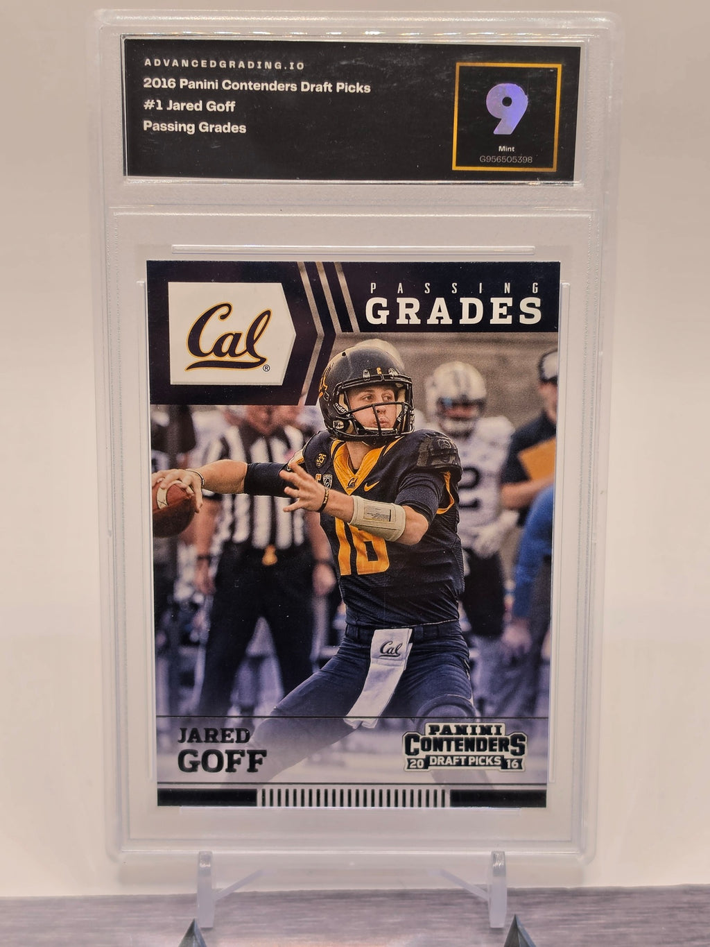 2016 Panini Contenders Draft Picks #1 Jared Goff Passing Grades
