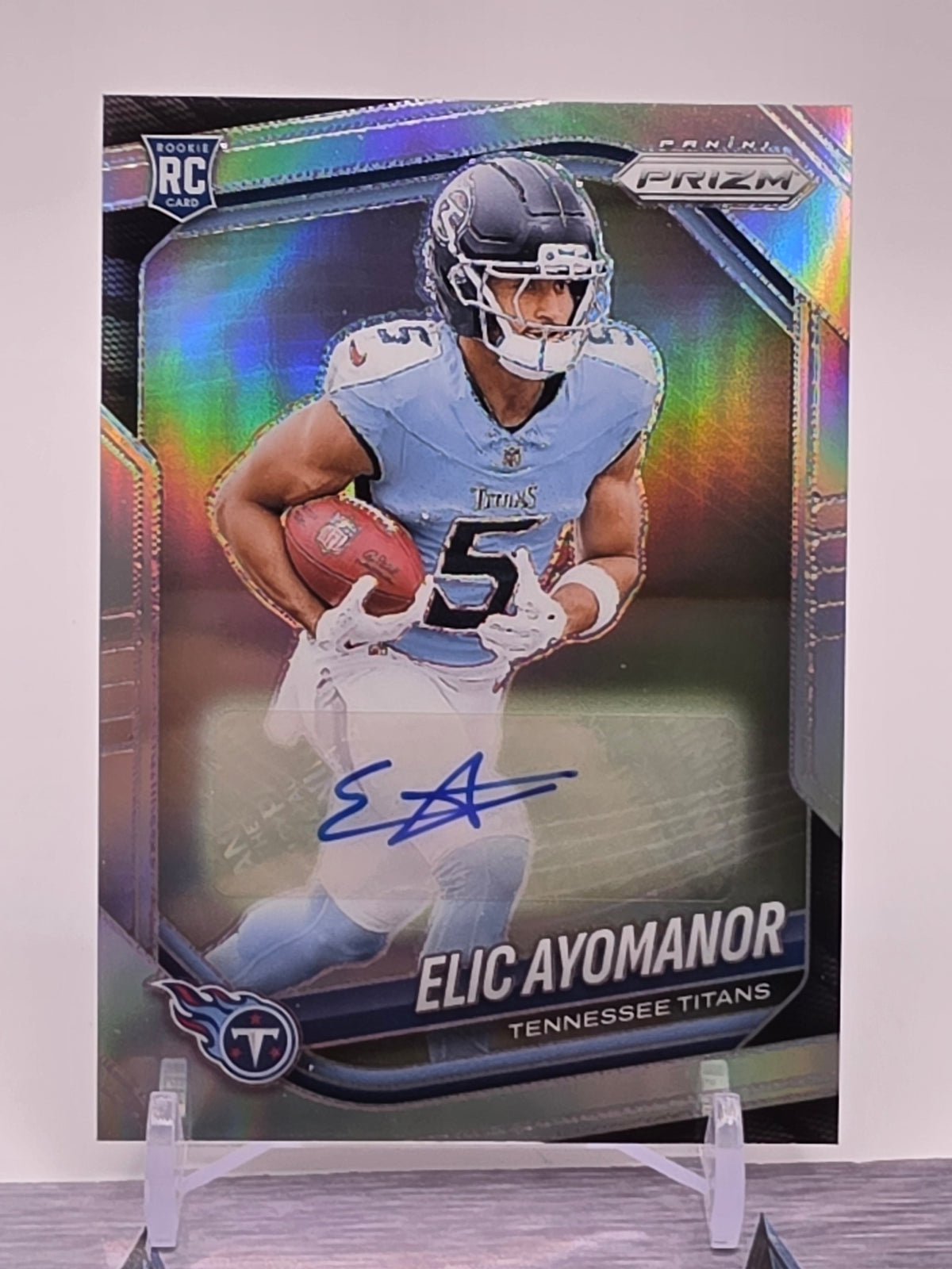 2025 Panini Prizm #321 Elic Ayomanor Autograph
