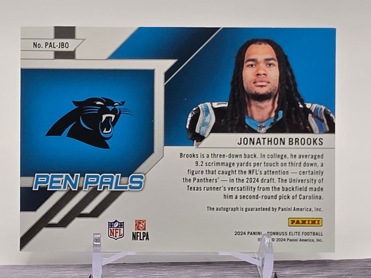 2024 Donruss Elite #PAL-JBR Jonathon Brooks Pen Pals