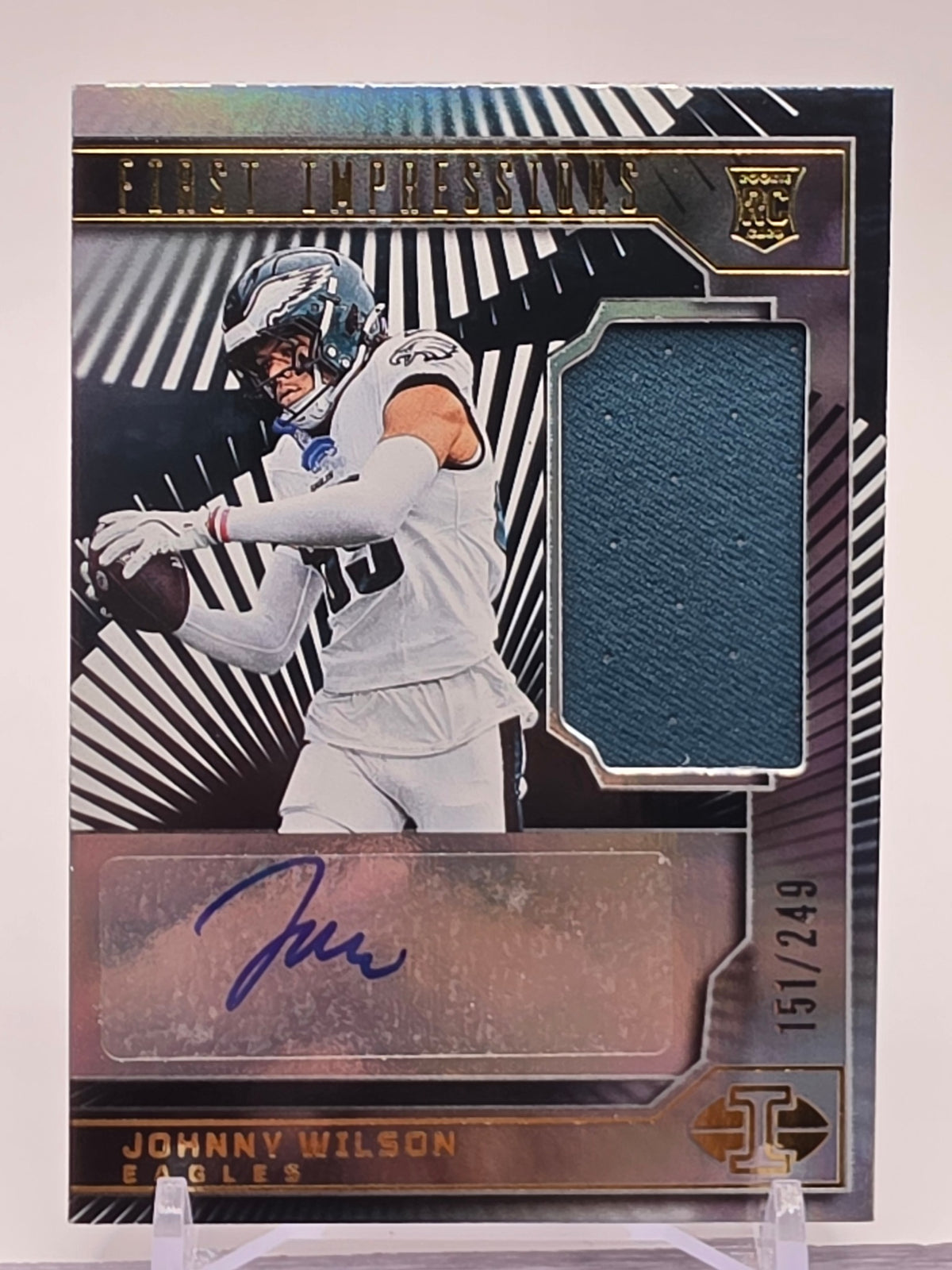 2024 Illusions #124 Johnny Wilson First Impressions Auto Memorabilia #/249