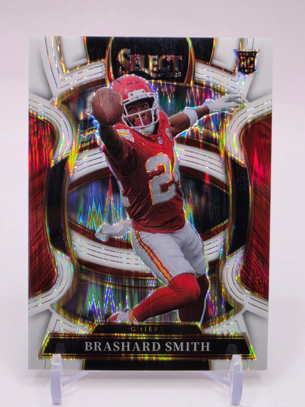 2025 Panini Select #9 Brashard Smith White Prizm Shock #/799