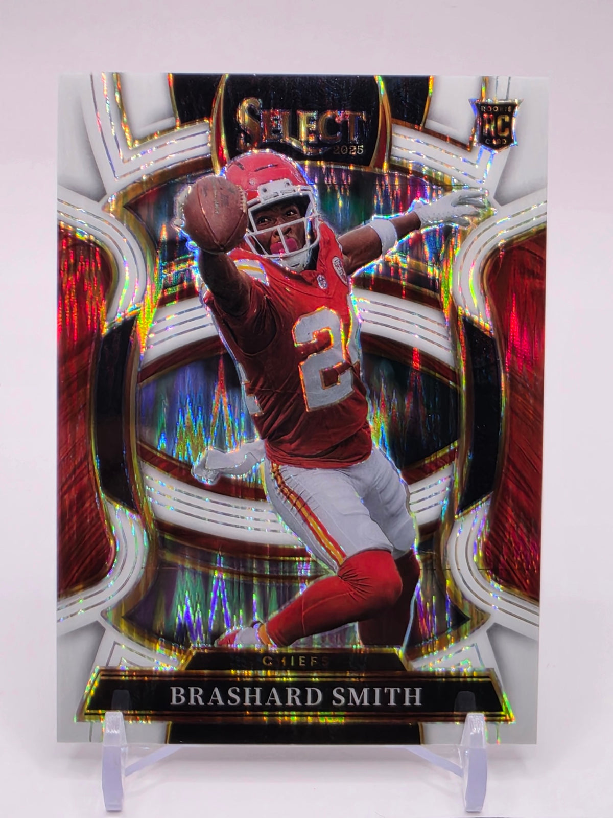 2025 Panini Select #9 Brashard Smith White Prizm Shock #/799