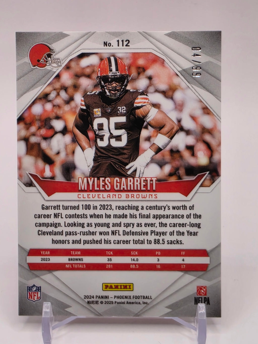 2024 Panini Phoenix #112 Myles Garrett