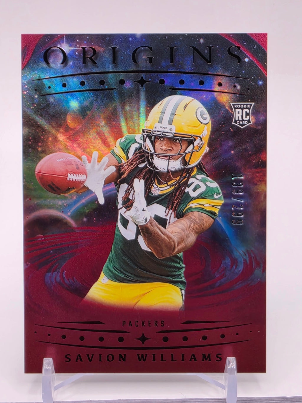 2025 Panini Origins #129 Savion Williams Holo Blue #/199