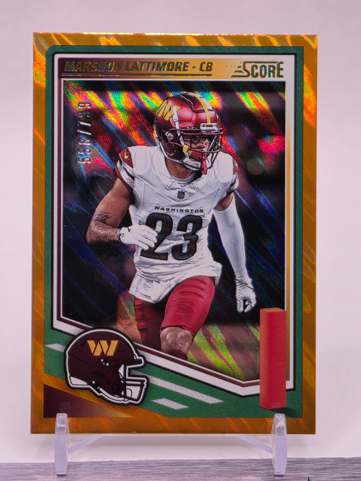 2025 Score #165 Marshon Lattimore Lava #/799