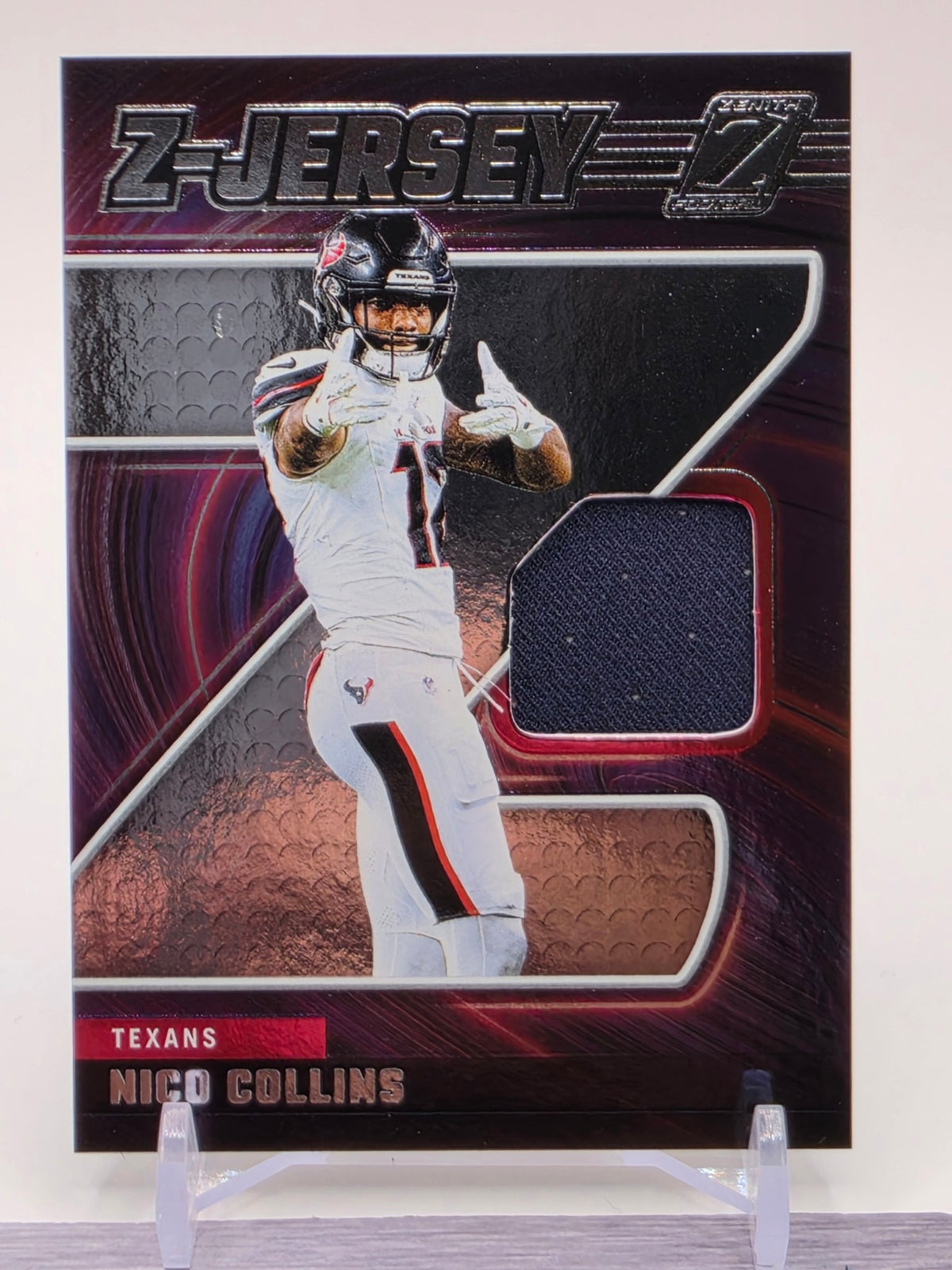 2024 Panini Zenith #ZJ34 Nico Collins Z Jersey