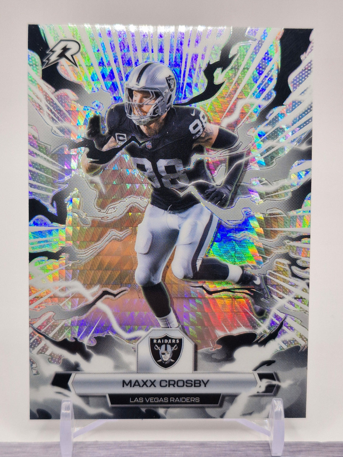 2025 Topps Resurgence #53 Maxx Crosby Bronze Surge Refractor #/375