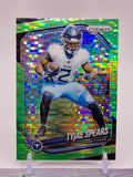 2025 Panini Prizm #270 Tyjae Spears Neon Green Pulsar