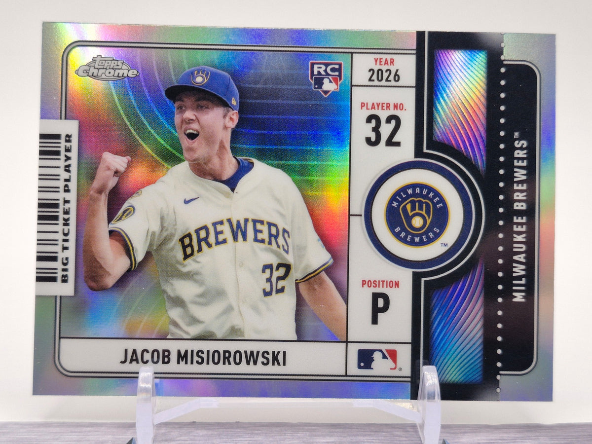 2026 Topps Chrome #BTP-2 Jacob Misiorowski Big Ticket Players