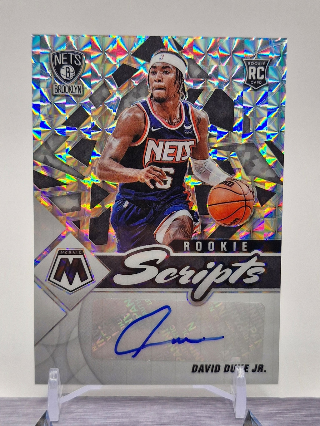 2021-22 Panini Mosaic #SC-RDV David Duke Jr. Scripts